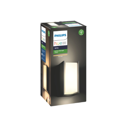 Philips Hue Turaco Outdoor Wall Lantern | E27 | 9 W | Warm white