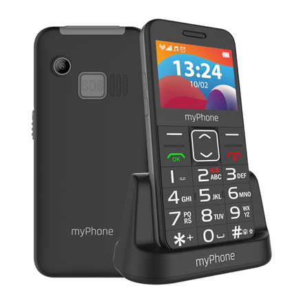 myPhone HALO | 3 LTE | Black | 2.4 " | IPS | 48 MB | 128 MB | Dual SIM | Nano SIM | 3G | Bluetooth | 2.1 | USB version Type-C | Built-in camera | Main camera resolution 0.3 MP | 1400 mAh