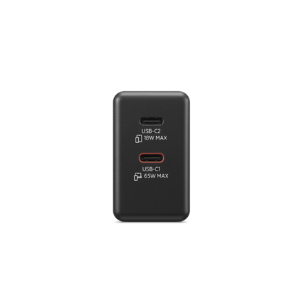 Lenovo Dual USB-C 65W GaN Charger | USB-C | 65 W | Charger