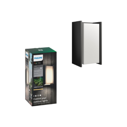 Philips Hue Turaco Outdoor Wall Lantern | E27 | 9 W | Warm white