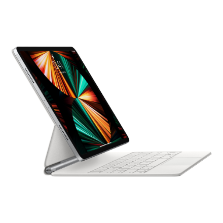 Apple | Magic Keyboard for 12.9-inch iPad Pro (3rd-6th gen) | Compact Keyboard | Wireless | SE | White