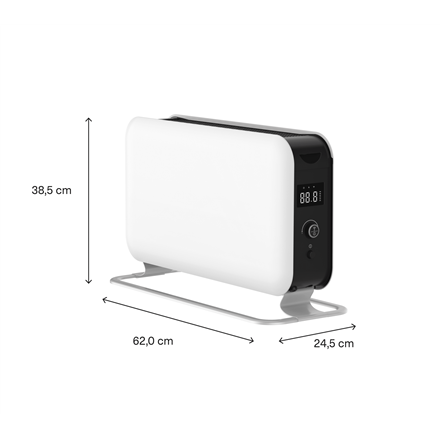 Mill | Portable Heater | CO1500MAXWIFI3 | Convection Heater | 1500 W | Suitable for rooms up to 14-18 m² | White | IPX4