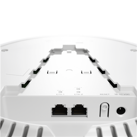 MikroTik | Wi-Fi 6 Dualband Access Point | cAP ax | 802.11ax | 2.4GHz/5GHz | 1200+574 Mbit/s | 10/100/1000 Mbit/s | Ethernet LAN (RJ-45) ports 2 | MU-MiMO No | PoE in/out