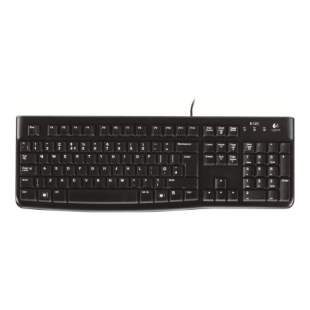Logitech | K120 | Standard | Wired | EN/LT | Black
