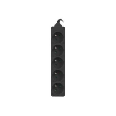Lanberg | Power strip outlets for UPS system, 1m | PS0-05E-0100-IEC-BK | Sockets quantity 5