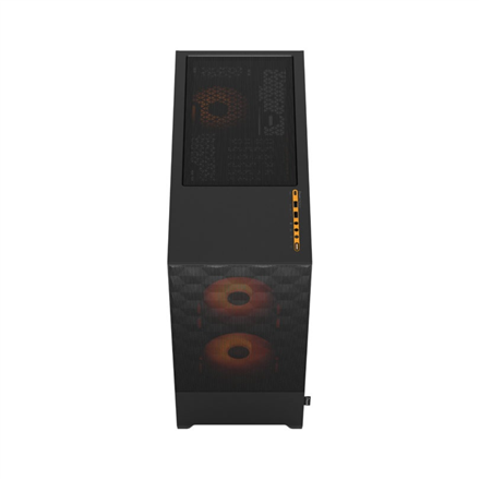 Fractal Design | Pop Air RGB | Side window | Orange Core TG Clear Tint | ATX, mATX, Mini ITX | ATX