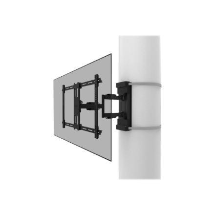 Neomounts Pillar Mount | WL40S-910BL16 | Levelling, tilt, swivel, depth | 40-70 " | Maximum weight (capacity) 45 kg | Black