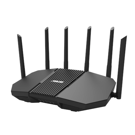 Asus BE9400 Tri-band WiFi 7 AiMesh Extendable Router | RT-BE90U | 802.11be | Ethernet LAN (RJ-45) ports 3 | Mesh Support Yes | MU-MiMO No | 4G/5G | Antenna type External