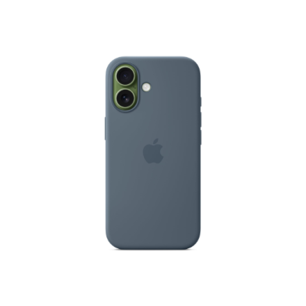 Apple iPhone 17 Silicone Case with MagSafe - Anchor Blue | Apple
