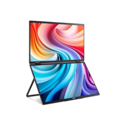 Acer | PD163QBMIUUX PD3 Series | 16 " | IPS | 16:9 | 60 Hz | 8 ms | 2x1920 x 1080 pixels | 250 cd/m² | HDMI ports quantity 1 | Black