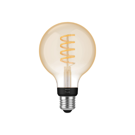 Hue WA 7W Filament G93 globe E27 | E27 | 7 W | Warm to cool white 2200-4500K | Bluetooth and Zigbee