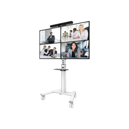 Neomounts AV1-825BL Videobar and multimedia kit - universal | Adjustable Height | Maximum weight (capacity) 9 kg | Black