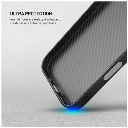 Fixed MagVelar | Back cover | Apple | iPhone 17 Pro | Aramid | Black | MagSafe Support