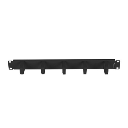 Lanberg 19" Cable Management 5 Rings, Type B, 1U | AK-1701-B | Black