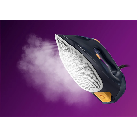 Philips DST7060/20 7000 Series | Steam Iron | 3000 W | Water tank capacity 300 ml | Continuous steam 55 g/min | Steam boost performance 250 g/min | Blue/Yellow