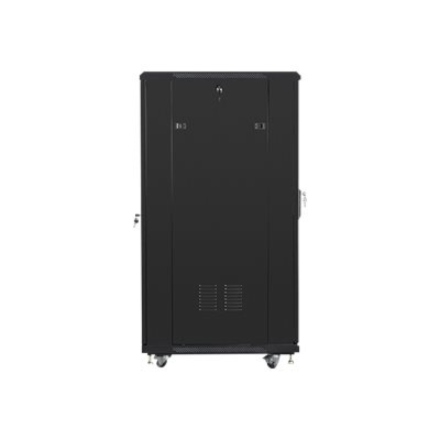 Lanberg | Rack cabinet 19" free-standing 27U/600x800 (flat pack) | FF01-6827-12B | Black