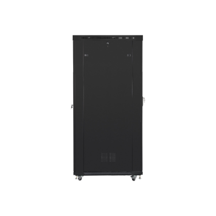 Lanberg | Rack cabinet 19" free-standing 42U/800x1200 (flat pack) with glass door, LCD | FF01-8242-12BL | Black