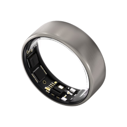 Ultrahuman | Ring Air | Raw Titanium | Size 10 | Smart Ring