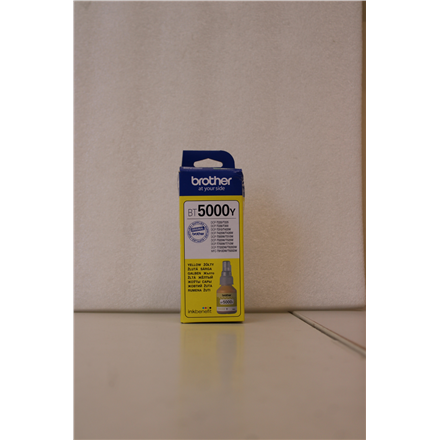 SALE OUT. Brother BT-5000Y Yellow ink bottle | SALE OUT. Brother BT5000Y | Ink Cartridge | Yellow | DAMAGED PACKAGING