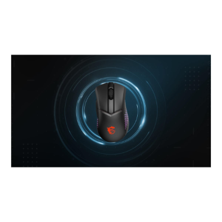 MSI | Lightweight Wireless Gaming Mouse | GM51 | Wireless | Gaming Mouse | 2.4GHz | Black