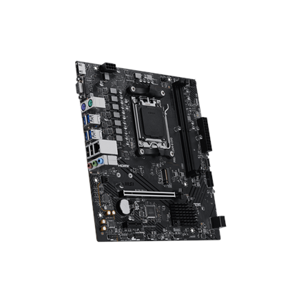 MSI PRO A620AM-B EVO | Processor family AMD | Processor socket AM5 | DDR5 | Supported hard disk drive interfaces SATA, M.2 | Number of SATA connectors 2