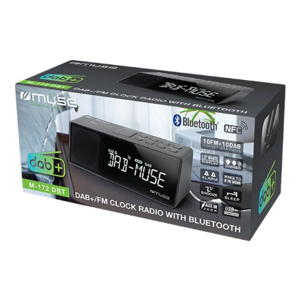 Muse | M-172 DBT | Alarm function | NFC features | Black