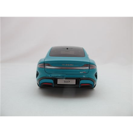 Xiaomi SU7 1:18 Die-cast Model Car | Aqua Blue | Zinc alloy, ABS, SAN and PVC