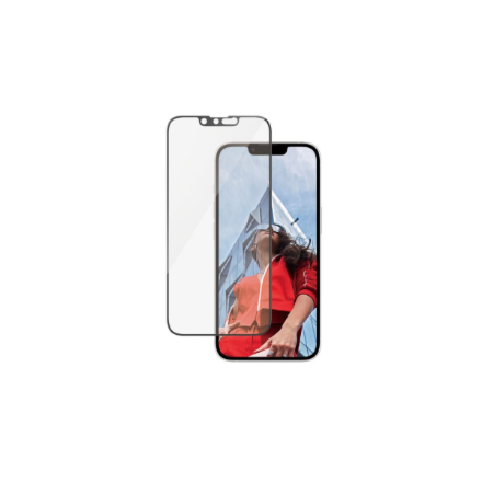 PanzerGlass Screen protector | Apple | iPhone 13/iPhone 13 Pro/iPhone 14/iPhone 16e | Glass | Transparent | Ultra-Wide Fit W. Aligner