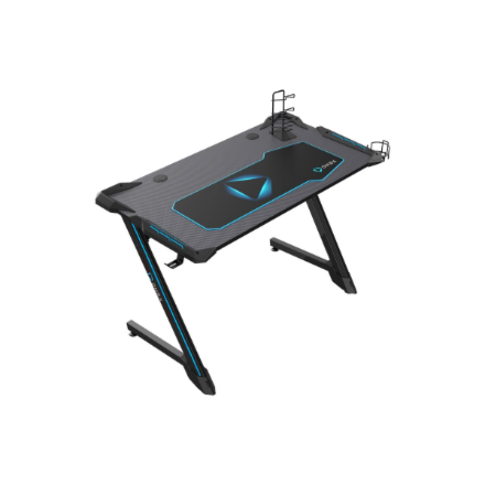 Onex | RGB Gaming Desk w/Cup holder, headset hook, Gamepad holder, 114cm(w) | GD1200Z | Black