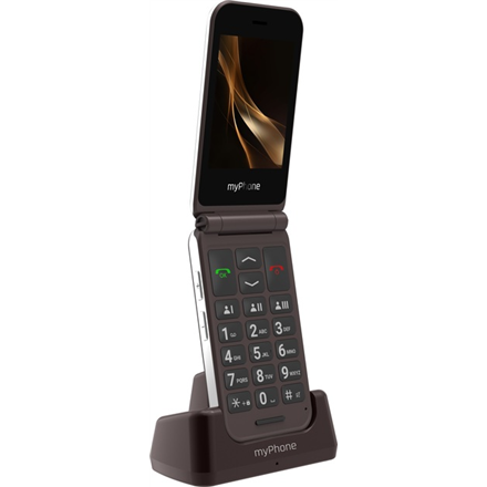 myPhone Harmony LTE Praline Collection | Brown | 2.8+1.44 " | IPS | 48 MB | 128 MB | Single SIM | MicroSD | 3G | Bluetooth | 5.1 | Main camera resolution 2 MP | 1300 mAh