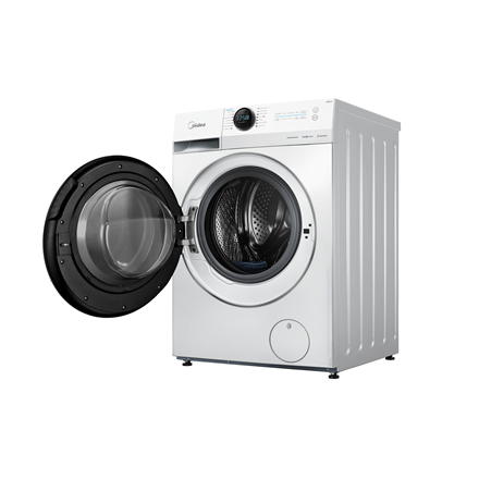 Midea Washing Machine with Dryer | MF200D80WB/W-HR | Energy efficiency class A/E | Front loading | Washing capacity 8 kg | 1400 RPM | Depth 48 cm | Width 60 cm | Digital | Drying system | Drying capacity 6 kg | Steam function | White