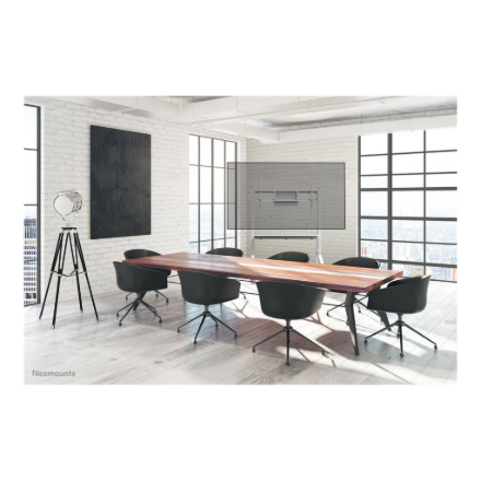 Neomounts Floor stand | FL50-525WH1 TV trolley | Adjustable Height | 55-86 " | Maximum weight (capacity) 76 kg | White