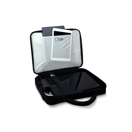 PORT DESIGNS | Courchevel | Fits up to size 15.6 " | Messenger - Briefcase | Black | Shoulder strap