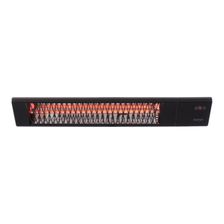SUNRED | Heater | PRO25W-SMART, Triangle Dark Smart Wall | Infrared | 2500 W | Black | IP55
