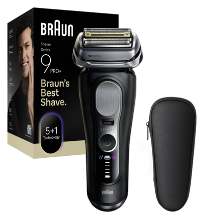 Braun Shaver | 9600s Series 9 PRO | Operating time (max) 60 min | Wet & Dry | Lithium Ion | Black