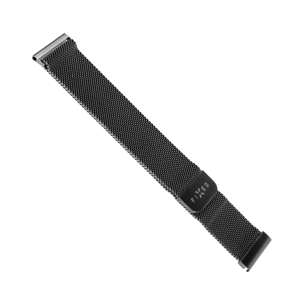 Fixed | Mesh Strap with Quick Release 20mm for Smartwatch | Black