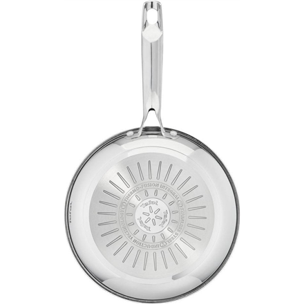 TEFAL Pan | G7320434 Duetto+ | Frying | Diameter 24 cm | Suitable for induction hob | Fixed handle | Black/Silver