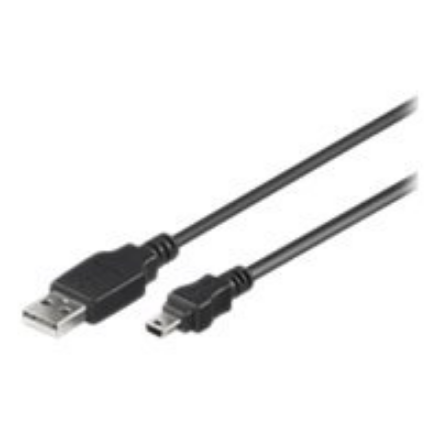 Goobay 50767 USB 2.0 Hi-Speed cable, black, 1.8 m | Goobay | USB-A to mini-USB