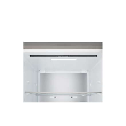 LG Refrigerator | GBBS322CPY | Energy efficiency class C | Free standing | Combi | Height 203 cm | Fridge net capacity 262 L | Freezer net capacity 113 L | Display | 34 dB | Prime Silver