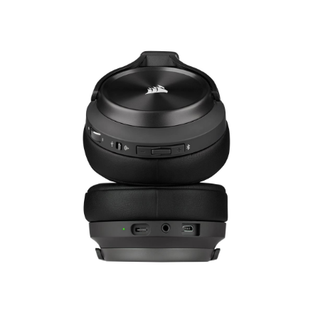 Corsair | High-Fidelity Gaming Headset | VIRTUOSO RGB WIRELESS XT | Wireless/Wired | Over-Ear | Black | Wireless