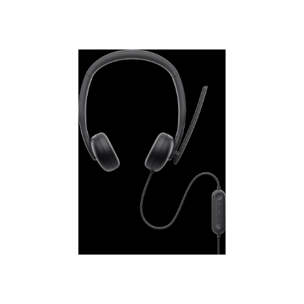 Dell | Headset | WH3024 | Built-in microphone | USB-C, USB-A | Black
