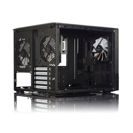 Fractal Design | NODE 804 | Side window | 2 - USB 3.0Audio in/outPower button with LED (white)HDD activity LED (white) | Black | Micro ATX