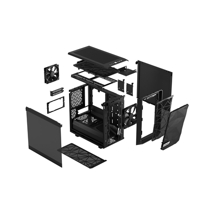 Fractal Design | Meshify 2 Nano | Side window | Black TG dark tint | ITX | ATX