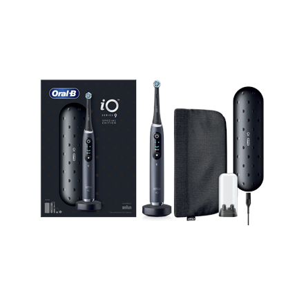 Oral-B Electric Toothbrush | iO9 Series | Rechargeable | For adults | Number of brush heads included 1 | Number of teeth brushing modes 7 | Black Special Edition