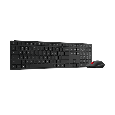 Lenovo Multi-Mode Pro Combo Keyboard and Mouse 6000-Lithuanian | Keyboard and Mouse Set | Wireless | Mouse included | Bluetooth | Lithuanian | Eclipse Black