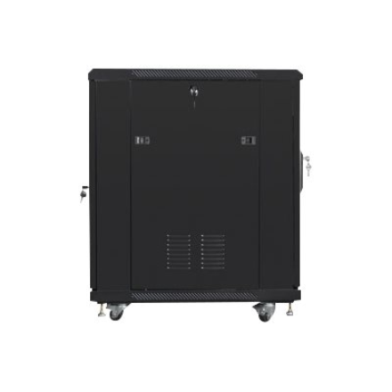 Lanberg | Rack cabinet 19" free-standing 15U/600x800 (flat pack) | FF01-6815-12B | Black