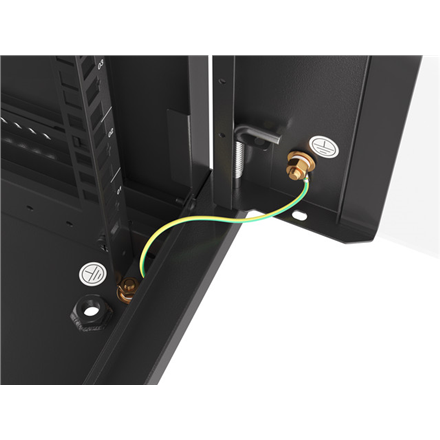 Lanberg | Rack cabinet 19" wall-mount 9U/600x600 (flat pack) V2 | WF01-6609-10B | Black