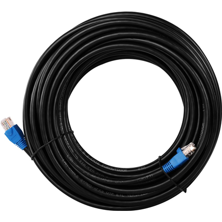 Goobay | CAT 6 Outdoor-patch cable, U/UTP | 94393 | Black RJ45 male (8P8C) | RJ45 male (8P8C)