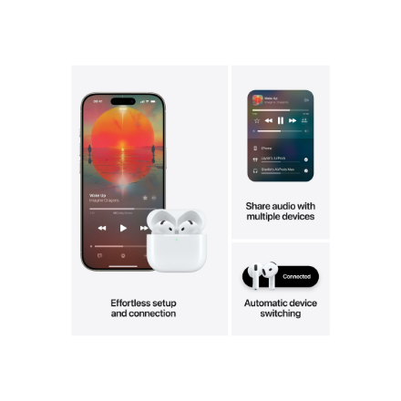Apple | AirPods 4 | Wireless | In-ear | White | Wireless