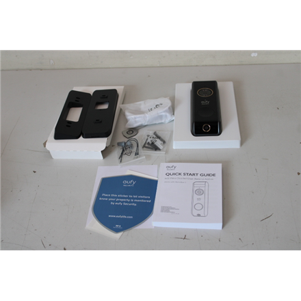 SALE OUT. Anker Eufy Doorbell 2 Pro, Black | SALE OUT. Anker Eufy Doorbell 2 Pro | UNPACKED, SCRATCHED TOP